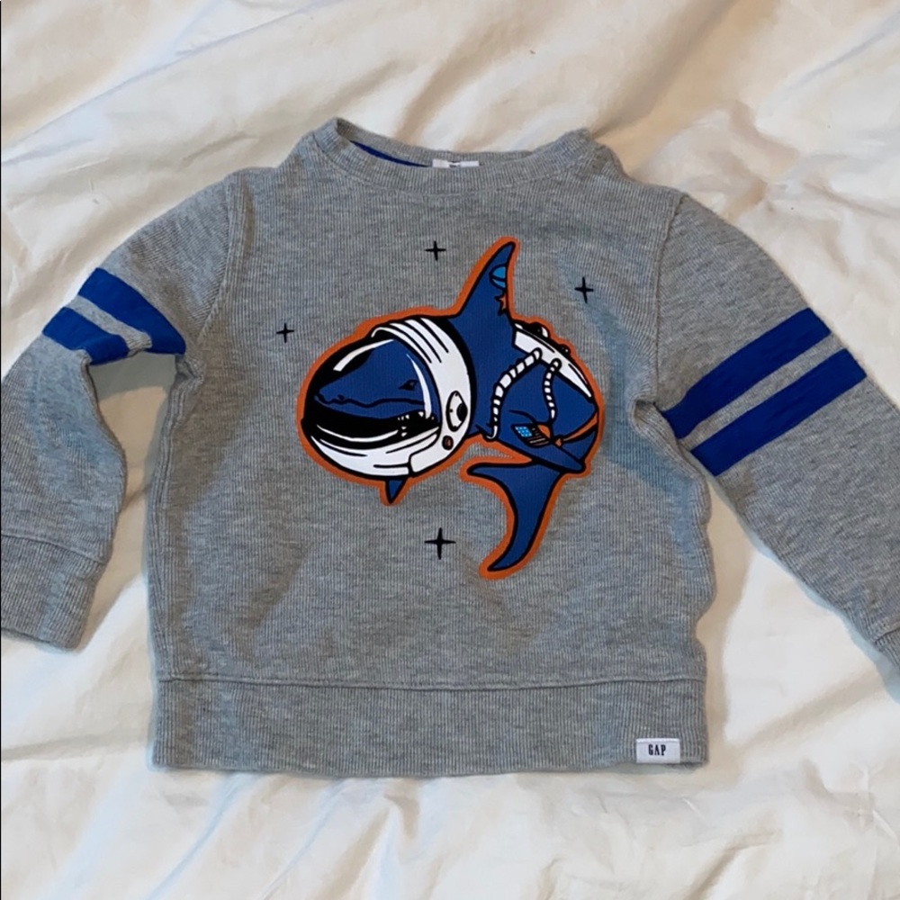 Gap Toddler Shark Long Sleeve Sweater